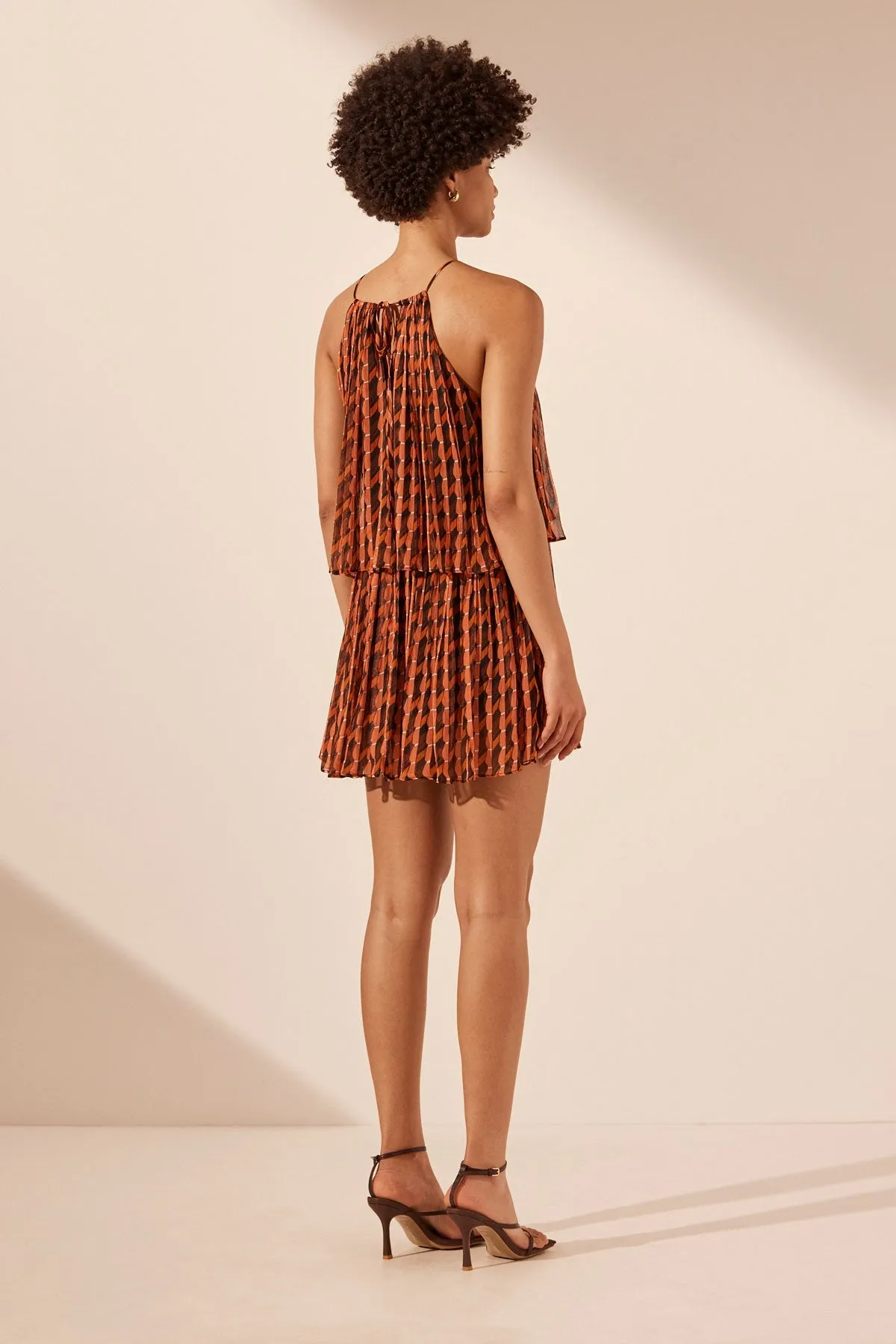 MARTINA HALTER TIERED MINI DRESS sold by Shona Joy product image thumbnail 5