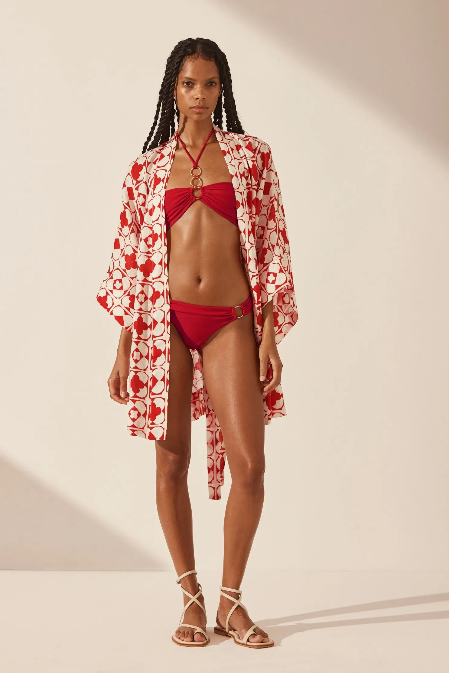 PALMIER LINEN ROBE MINI DRESS sold by Shona Joy product image thumbnail 2