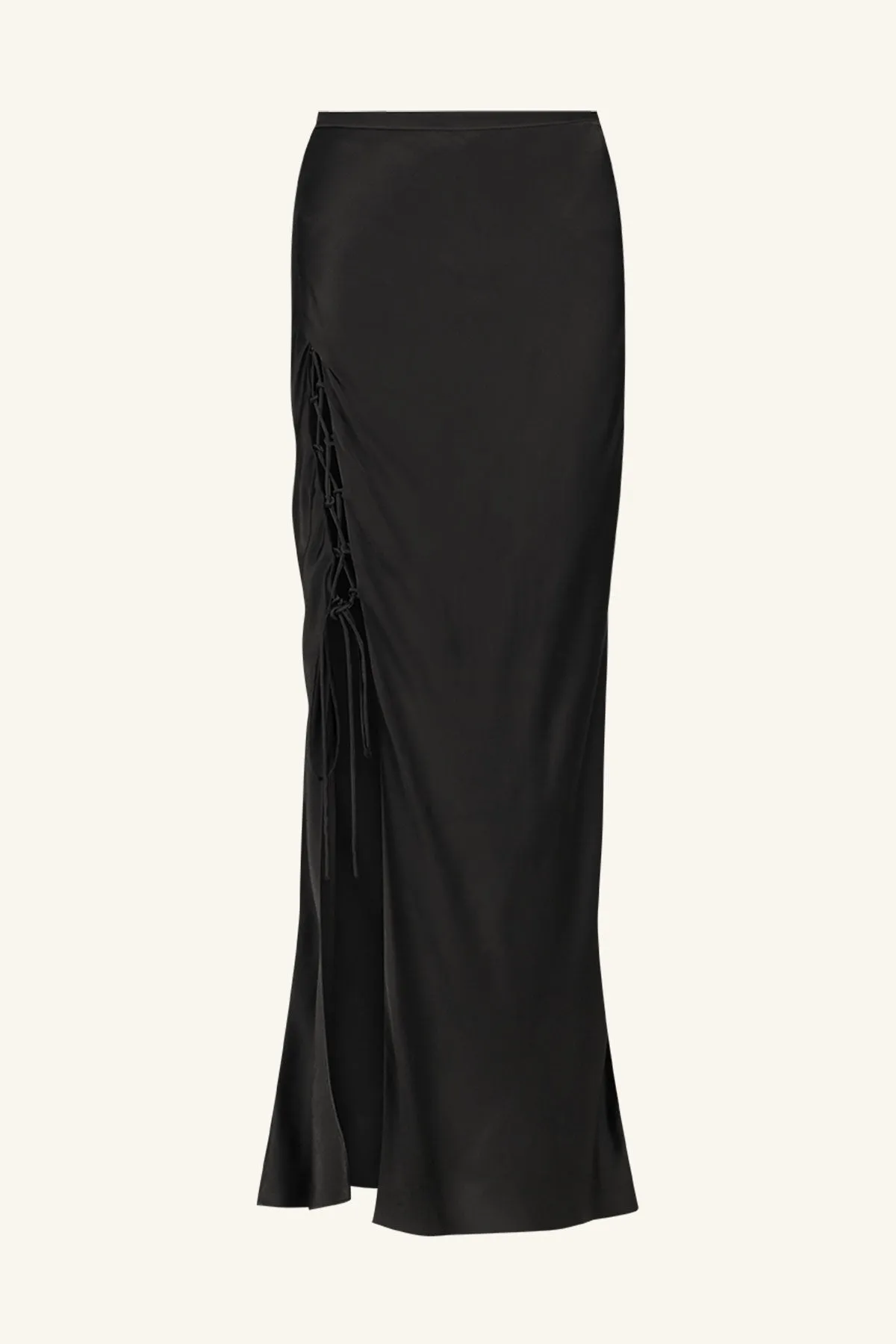 MIA LACE UP MAXI SKIRT - BLACK sold by Shona Joy product image thumbnail 5