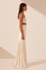 LA LUNE RUCHED MAXI SKIRT - CREAM sold by Shona Joy