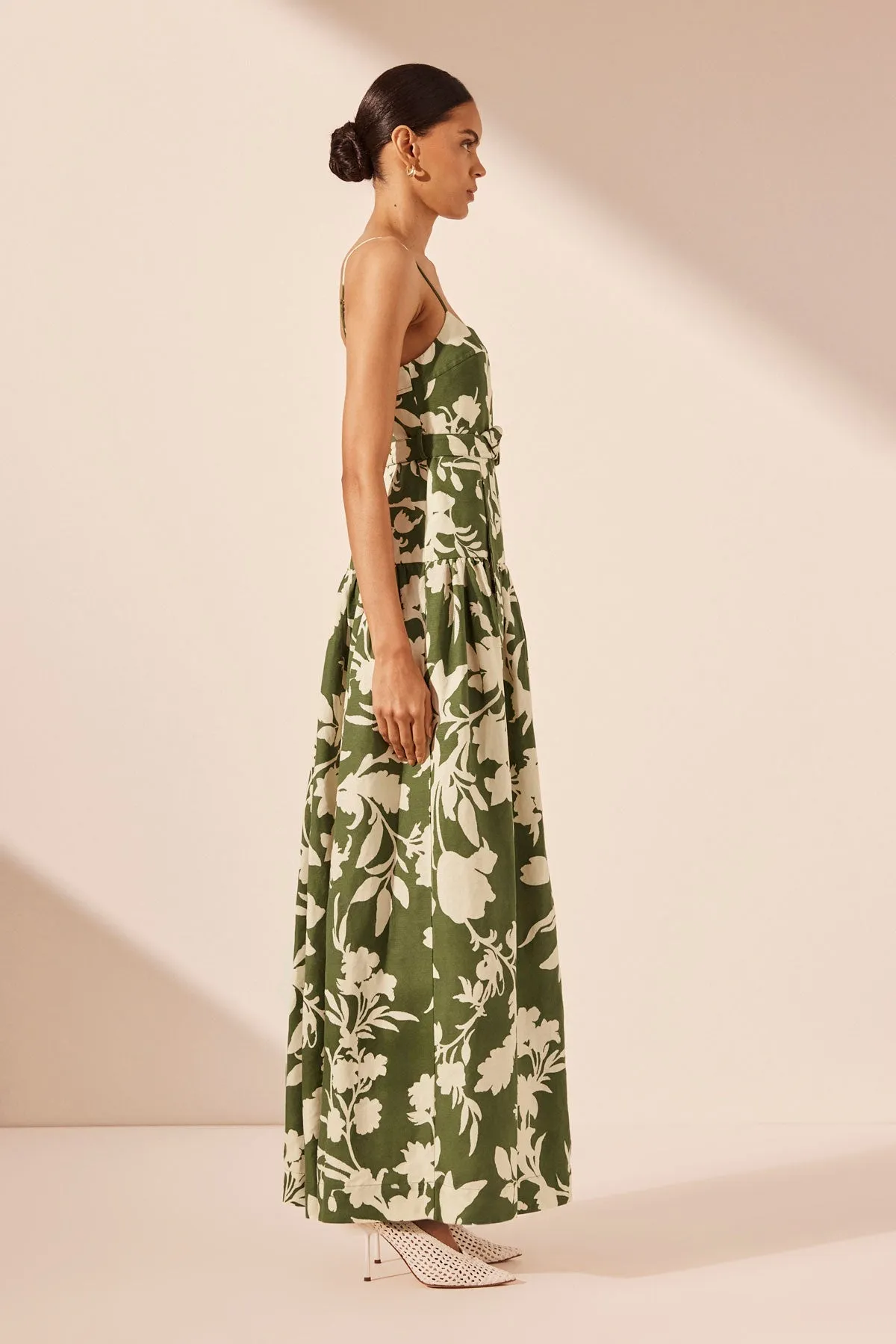 RENEE GATHERED MAXI DRESS sold by Shona Joy product image thumbnail 3