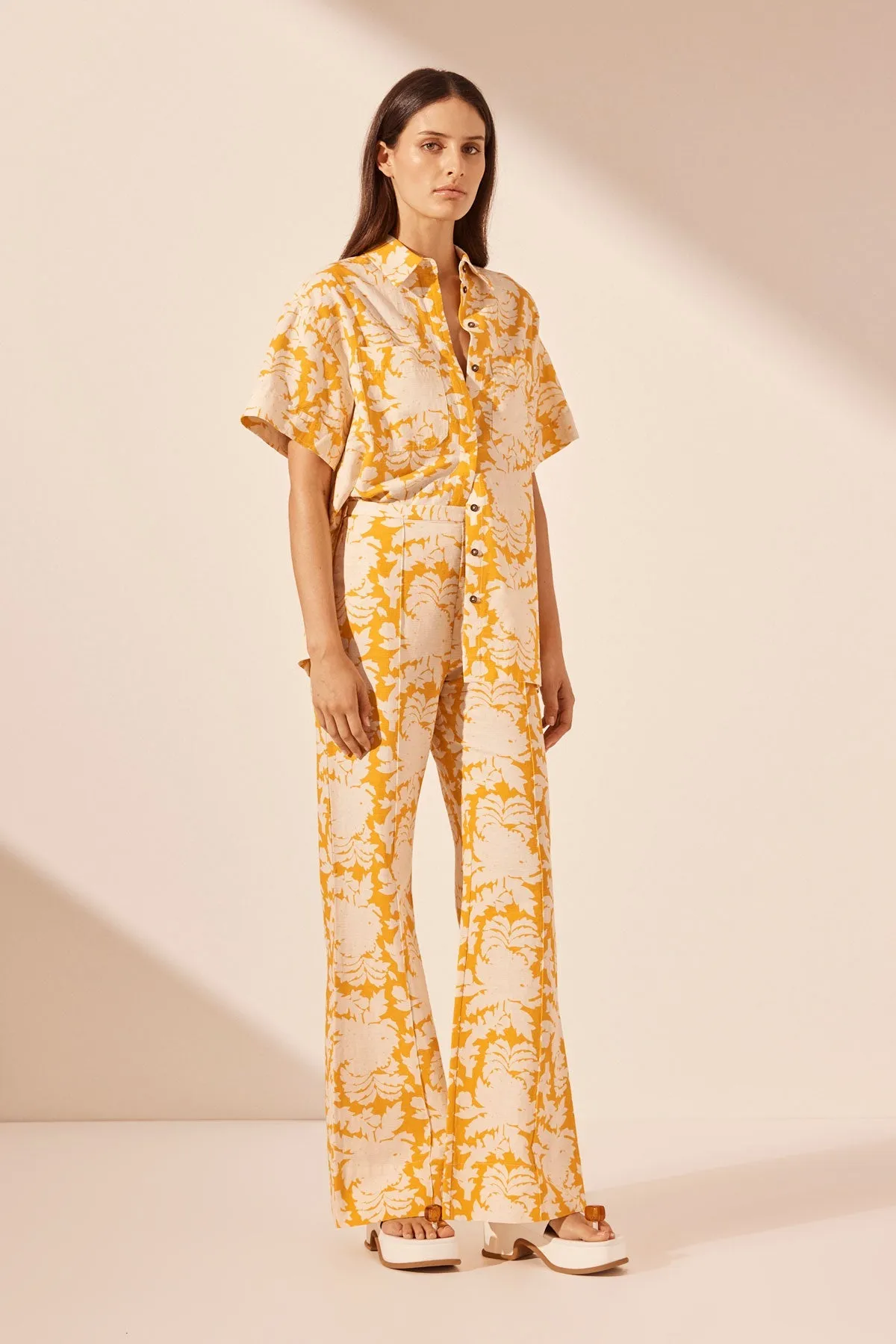 DULCE SHORT SLEEVE RELAXED SHIRT sold by Shona Joy product image thumbnail 2