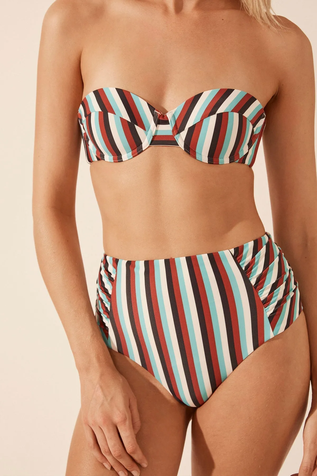 KIR HIGH WAISTED RUCHED BOTTOM sold by Shona Joy product image thumbnail 2