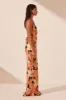 ROSA SILK PLUNGED DOUBLE STRAP MAXI DRESS sold by Shona Joy