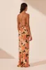 ROSA SILK PLUNGED DOUBLE STRAP MAXI DRESS sold by Shona Joy