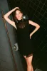 SAFIRA SLEEVELESS RUCHED MINI DRESS - BLACK sold by Shona Joy