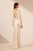 LA LUNE OPEN BACK BALLOON SLEEVE GOWN - CREAM sold by Shona Joy