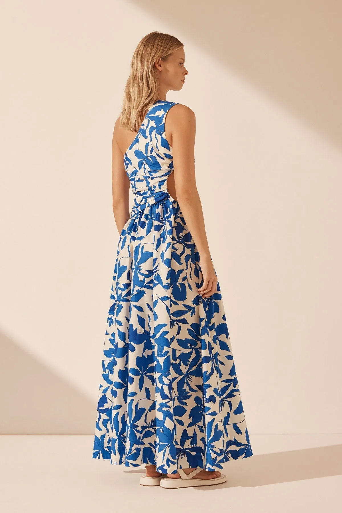 BLEUE ASYMMETRICAL CUT OUT MAXI DRESS sold by Shona Joy product image thumbnail 5