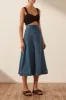 EMILY PANELLED FIT & FLARE MIDI SKIRT sold by Shona Joy