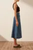 EMILY PANELLED FIT & FLARE MIDI SKIRT sold by Shona Joy