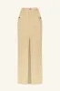 ARIANA FRONT SPLIT MAXI SKIRT - SAND sold by Shona Joy