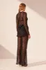 SOL LACE FLARE PANT - BLACK sold by Shona Joy