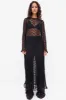 SOL LACE FLARE PANT - BLACK sold by Shona Joy