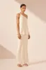 LA LUNE ONE SHOULDER COWL BACK TOP - CREAM sold by Shona Joy