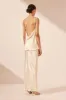LA LUNE ONE SHOULDER COWL BACK TOP - CREAM sold by Shona Joy