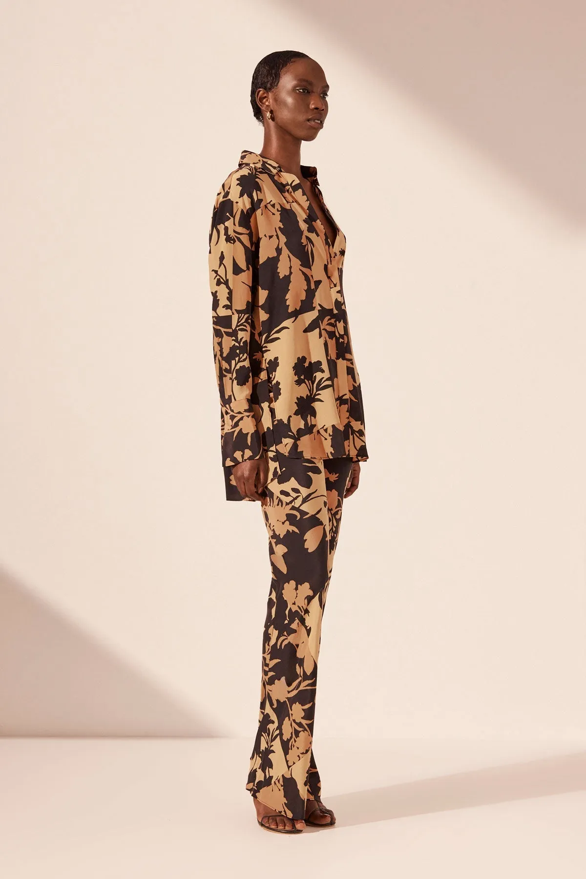 LAI SILK RELAXED SHIRT sold by Shona Joy product image thumbnail 3