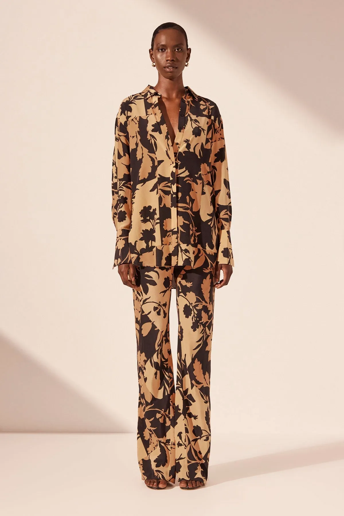 LAI SILK RELAXED SHIRT sold by Shona Joy