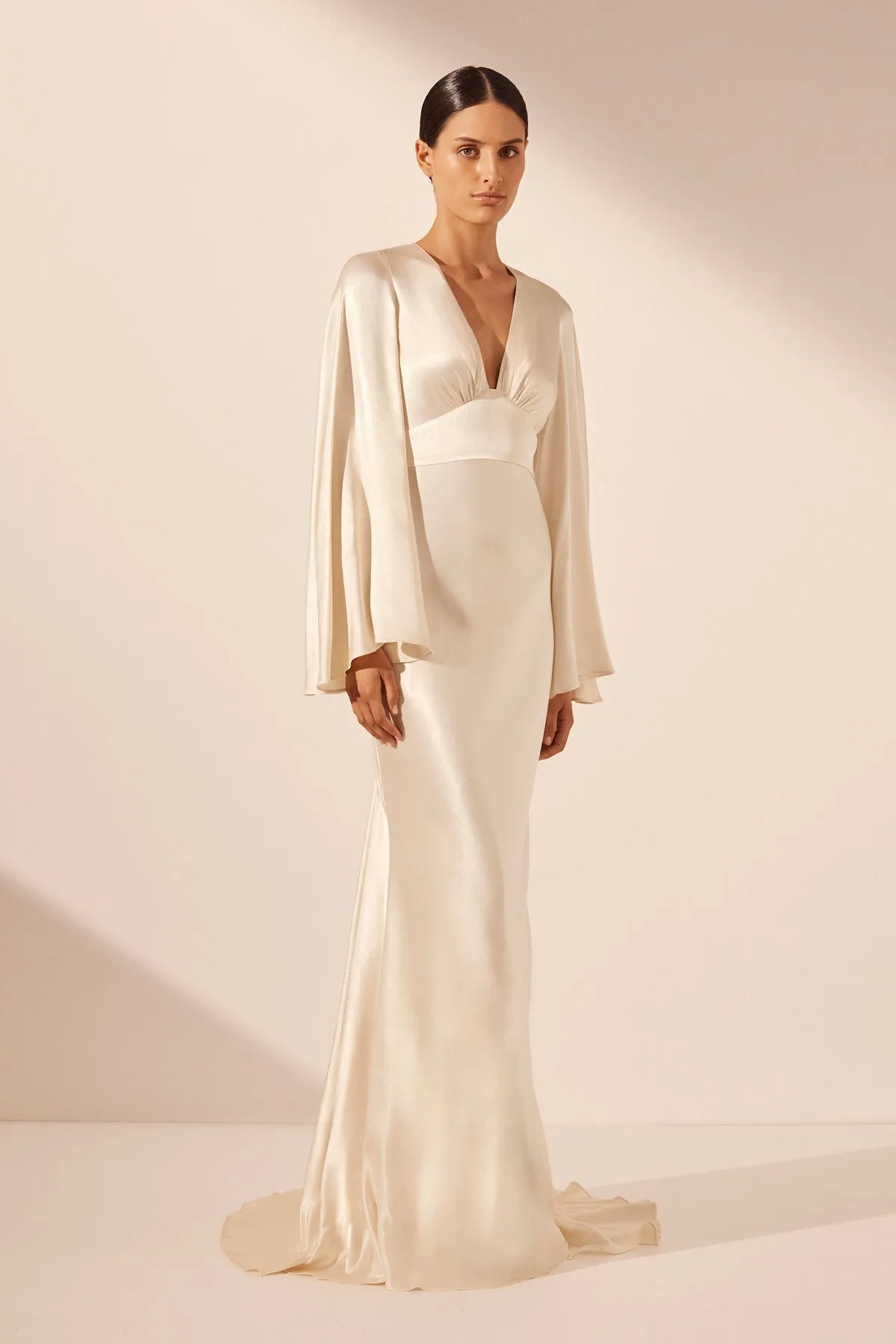 LA LUNE BACKLESS GOWN - CREAM sold by Shona Joy product image thumbnail 2