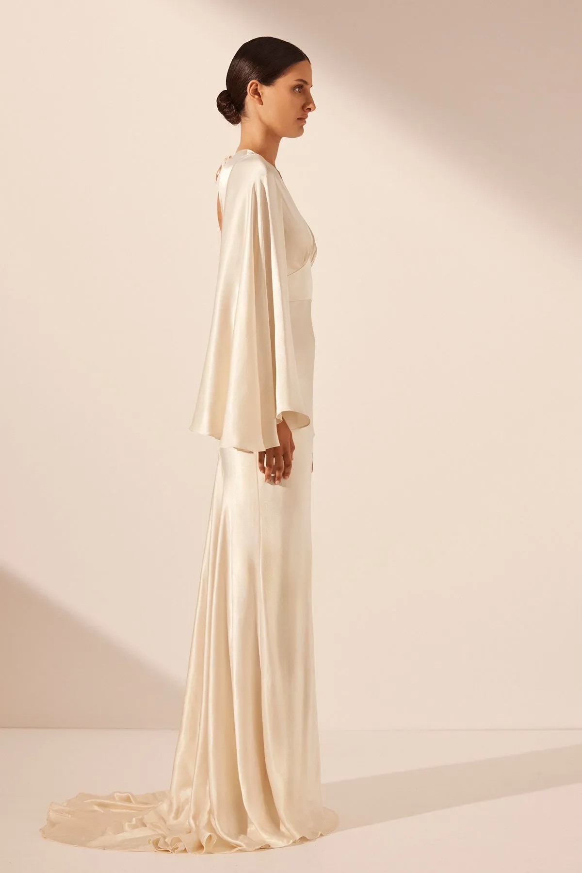 LA LUNE BACKLESS GOWN - CREAM sold by Shona Joy product image thumbnail 3