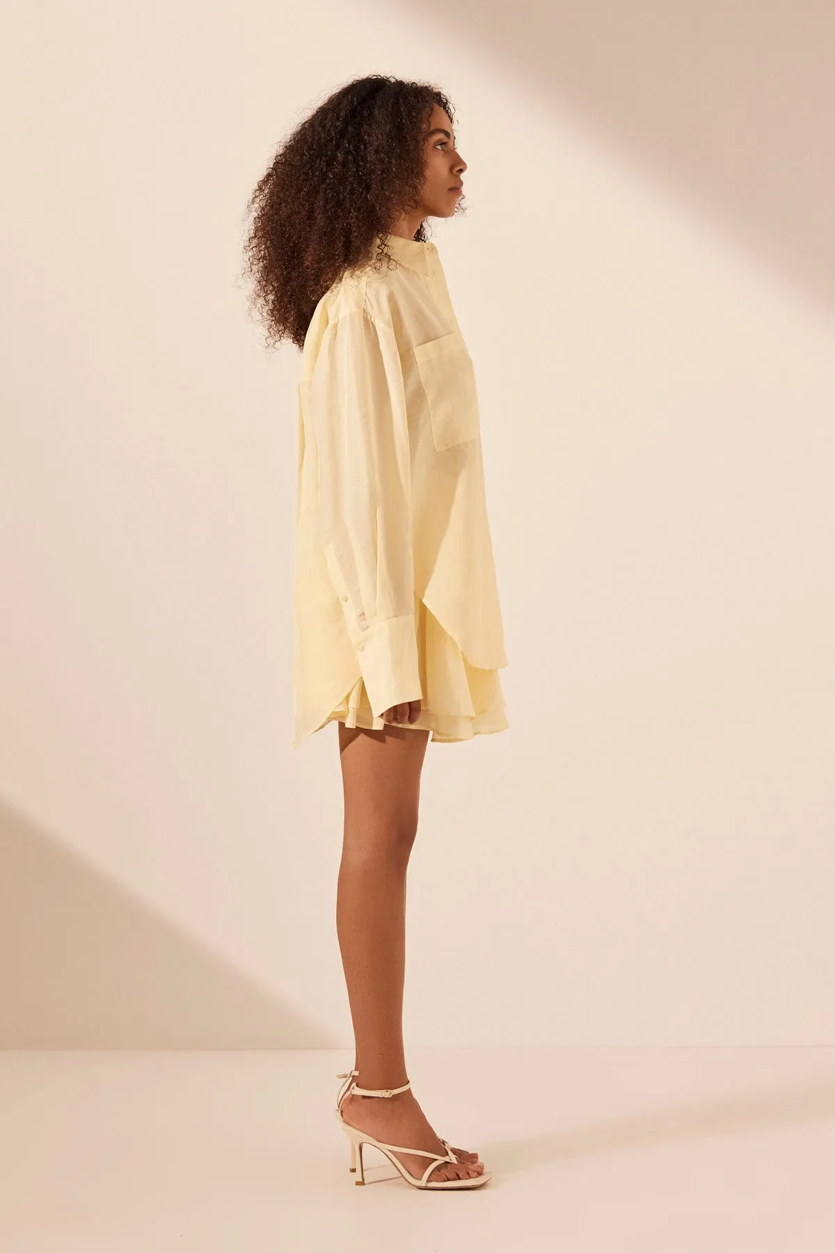 LIMON OVERSIZED PATCH POCKET SHIRT sold by Shona Joy product image thumbnail 3