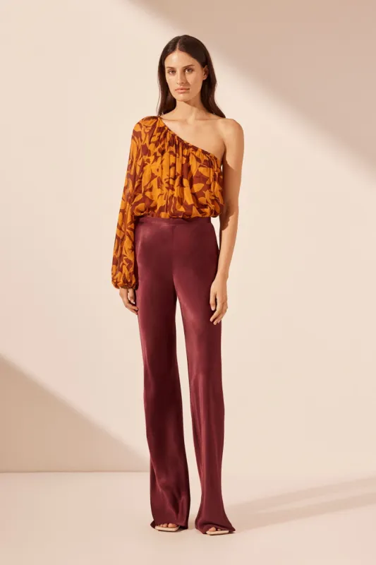 ELIA BIAS CUT PANT - SHIRAZ sold by Shona Joy