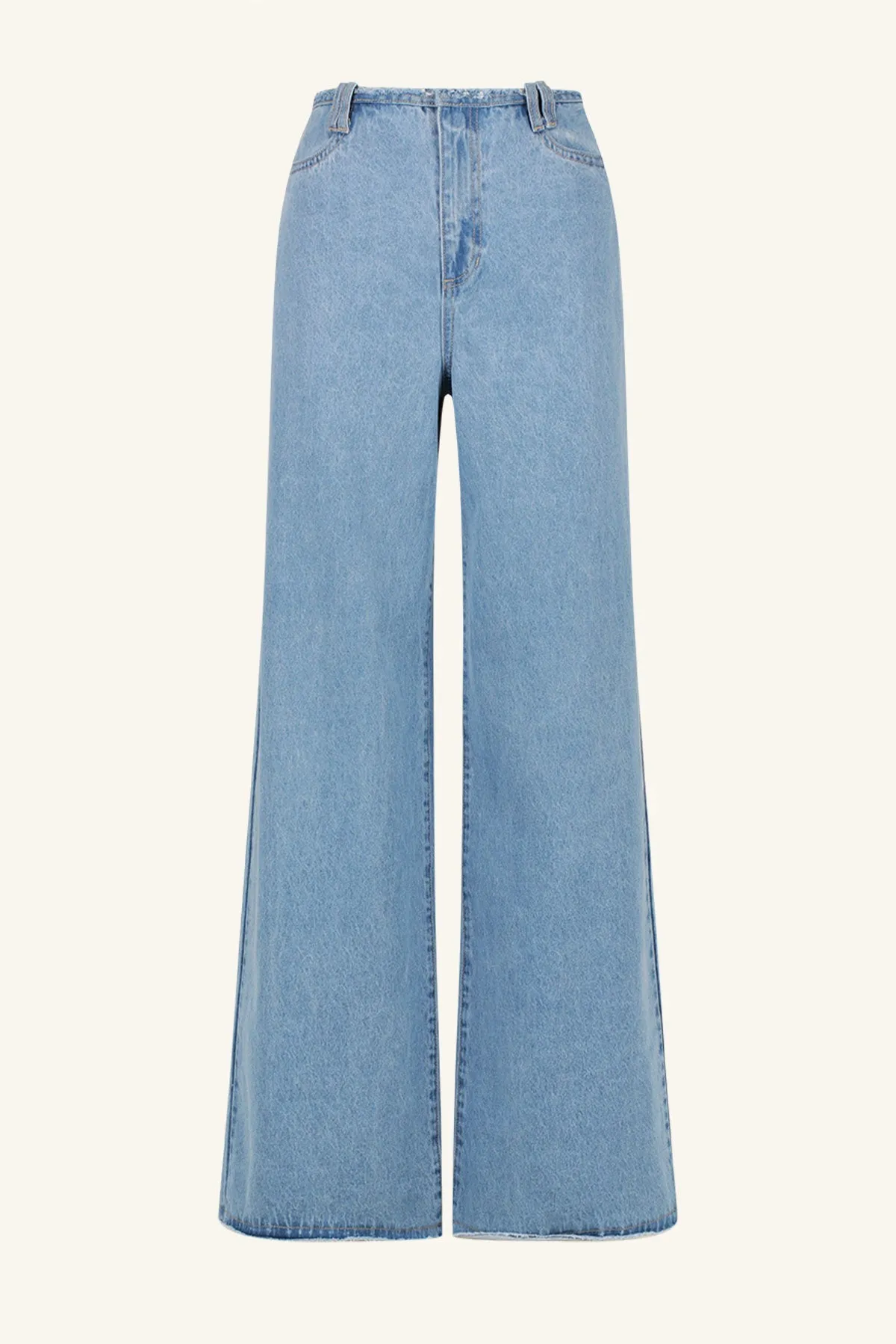 STELLA WIDE LEG JEAN - MID BLUE sold by Shona Joy product image thumbnail 5