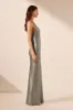 LA LUNE ONE SHOULDER COWL BACK MAXI DRESS - SAGE sold by Shona Joy