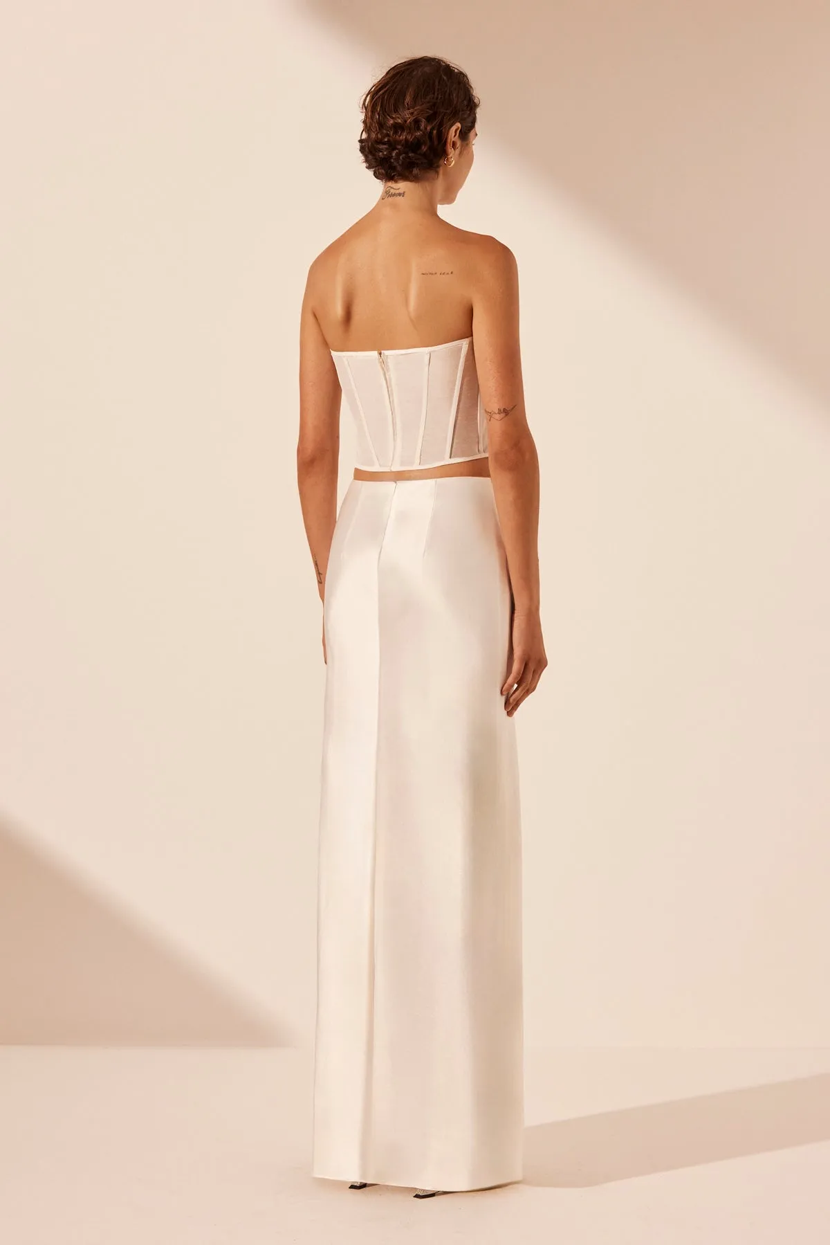 SAVANNA MAXI SKIRT - IVORY sold by Shona Joy product image thumbnail 4