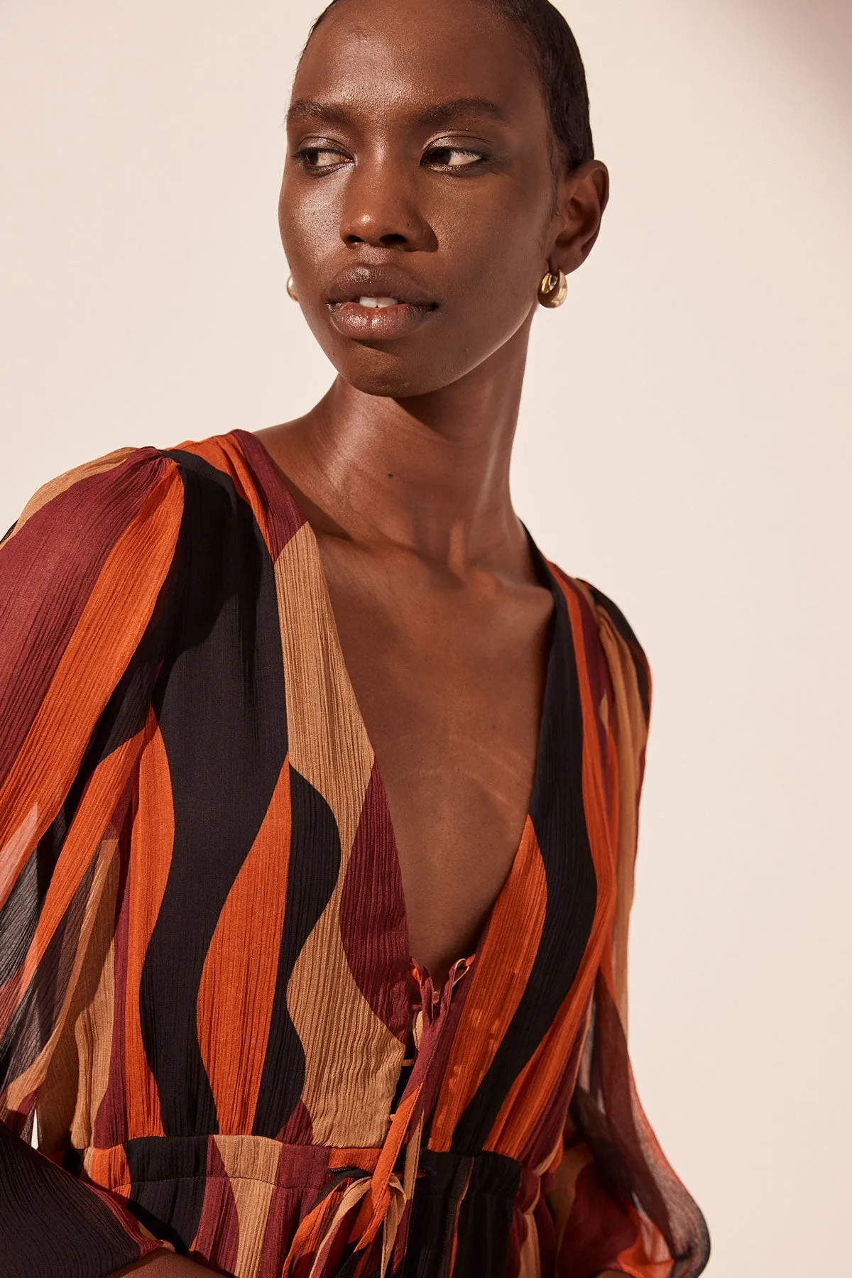 ANITA LACE FRONT DRAWSTRING MAXI DRESS sold by Shona Joy product image thumbnail 3