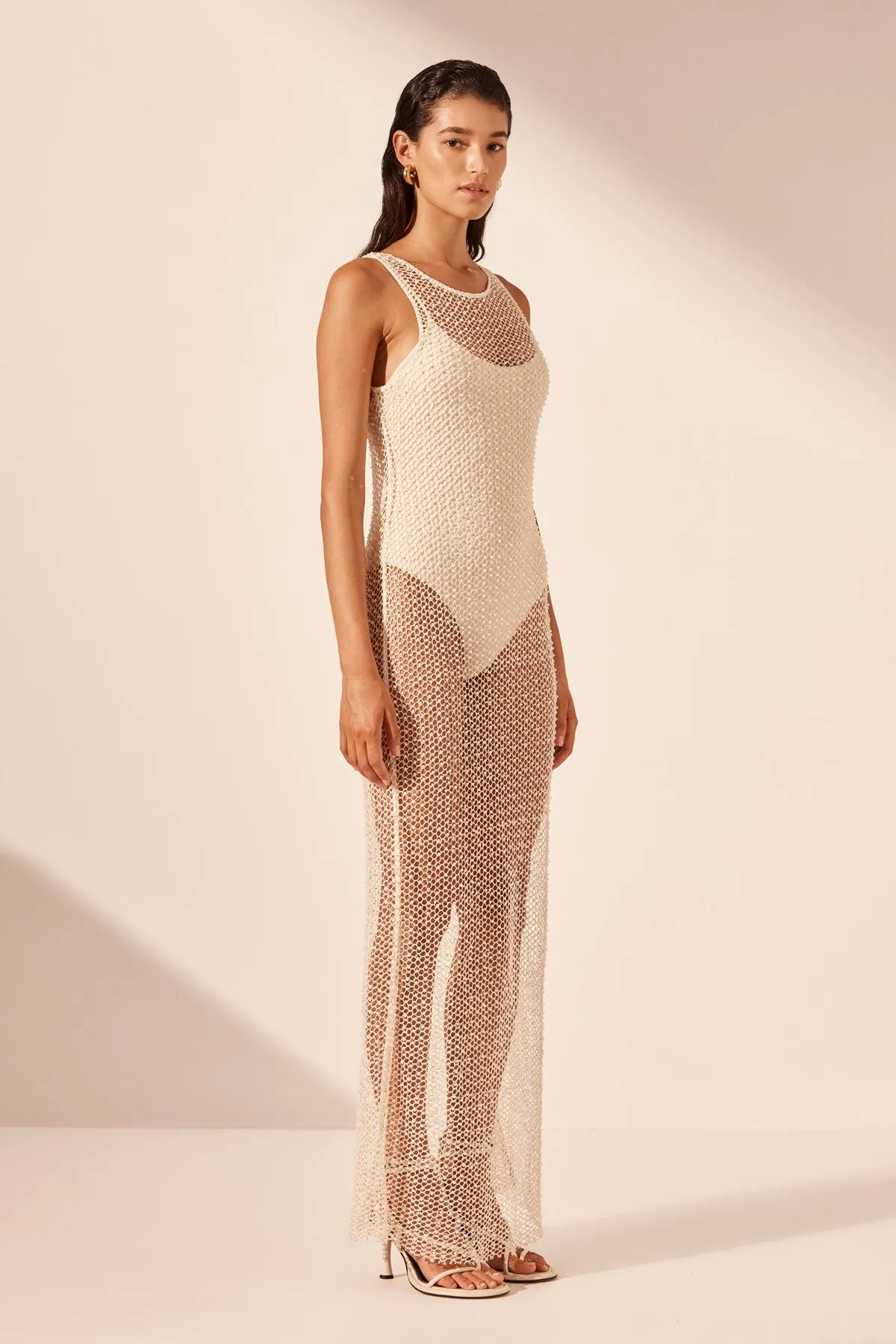 KIARA SHEER TANK MAXI DRESS sold by Shona Joy product image thumbnail 4