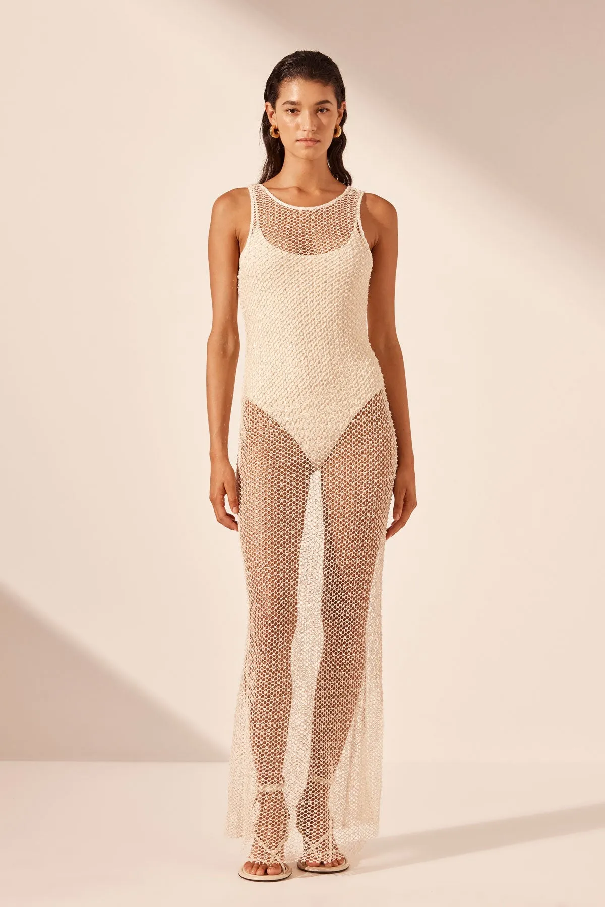 KIARA SHEER TANK MAXI DRESS sold by Shona Joy