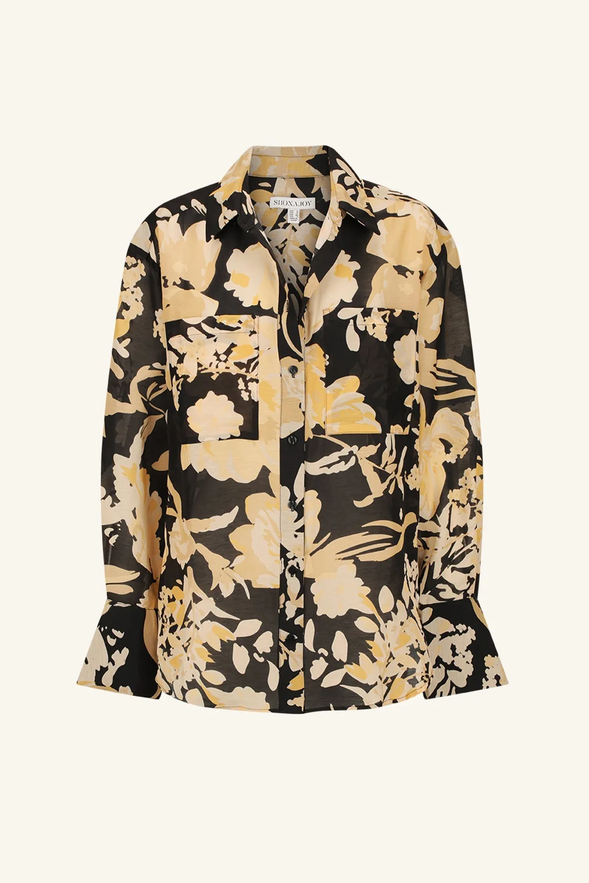 XENIA OVERSIZED PATCH POCKET SHIRT sold by Shona Joy product image thumbnail 5