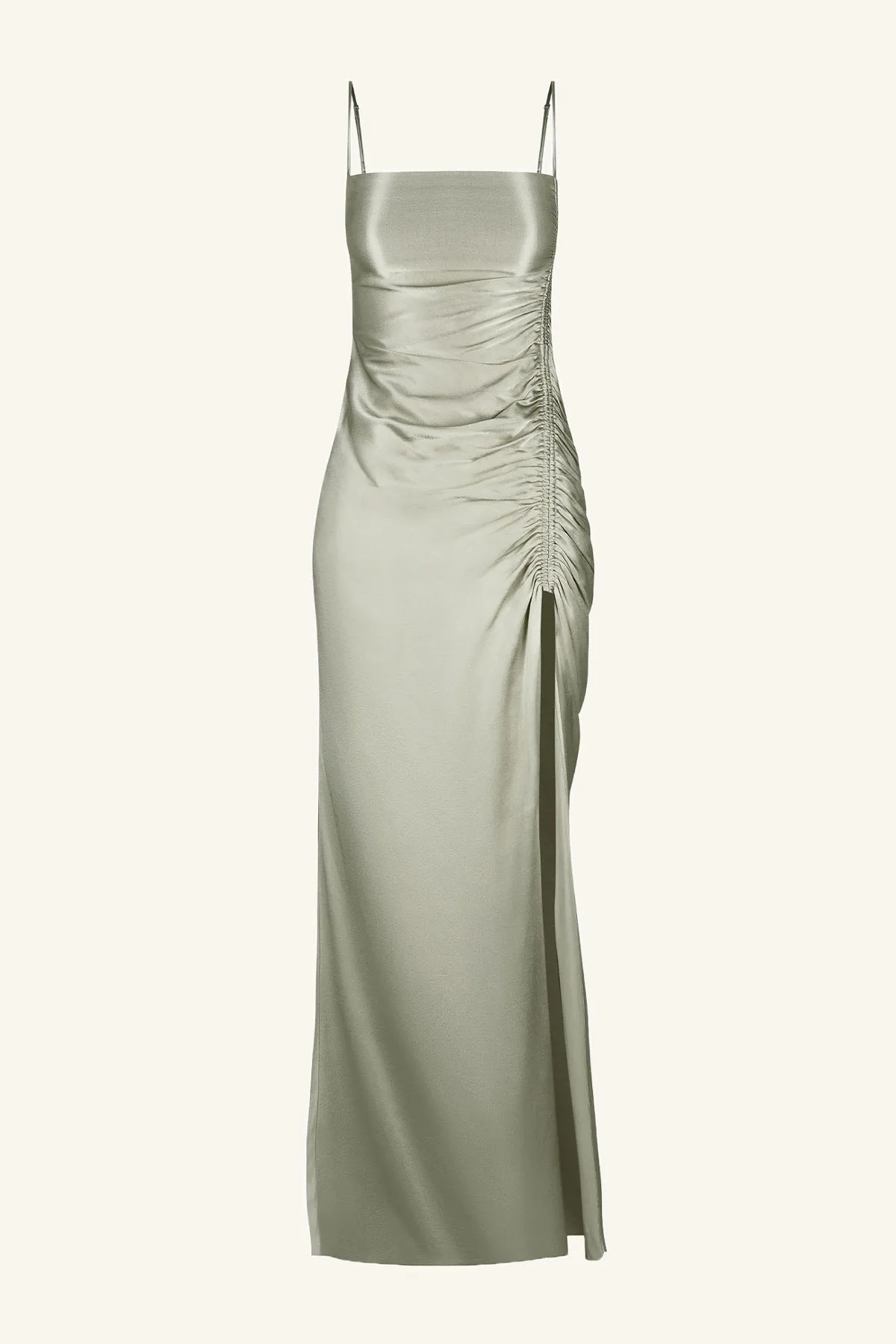 LA LUNE RUCHED MAXI DRESS - SAGE sold by Shona Joy product image thumbnail 5