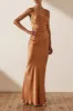 LA LUNE LACE BACK MAXI DRESS - COPPER sold by Shona Joy