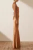 LA LUNE LACE BACK MAXI DRESS - COPPER sold by Shona Joy