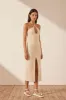 EVE KEYHOLE MIDI DRESS - BONE sold by Shona Joy