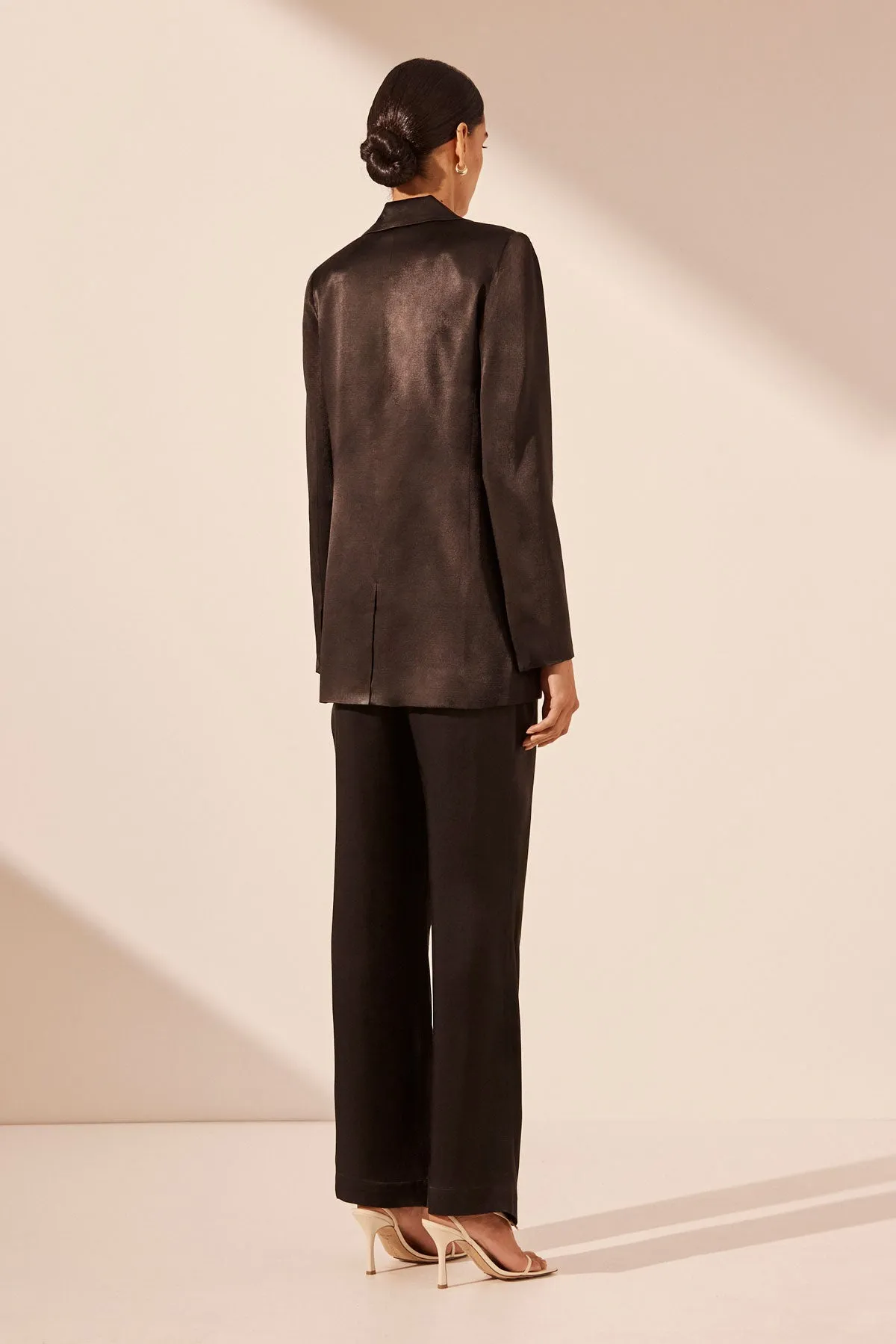 LA LUNE SINGLE BREASTED BLAZER - BLACK sold by Shona Joy product image thumbnail 5