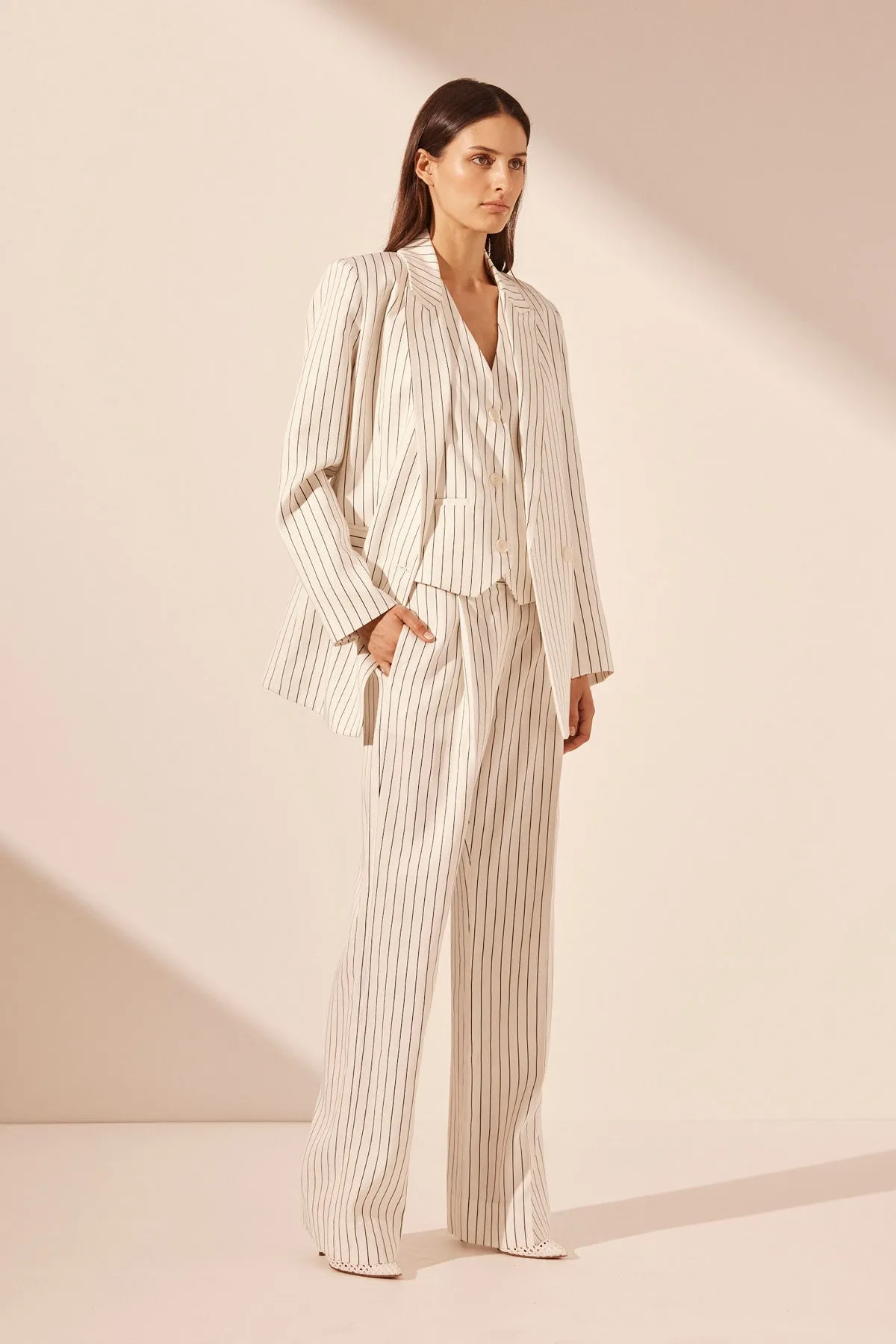 HARLEY DOUBLE BREASTED OVERSIZED BLAZER sold by Shona Joy product image thumbnail 3