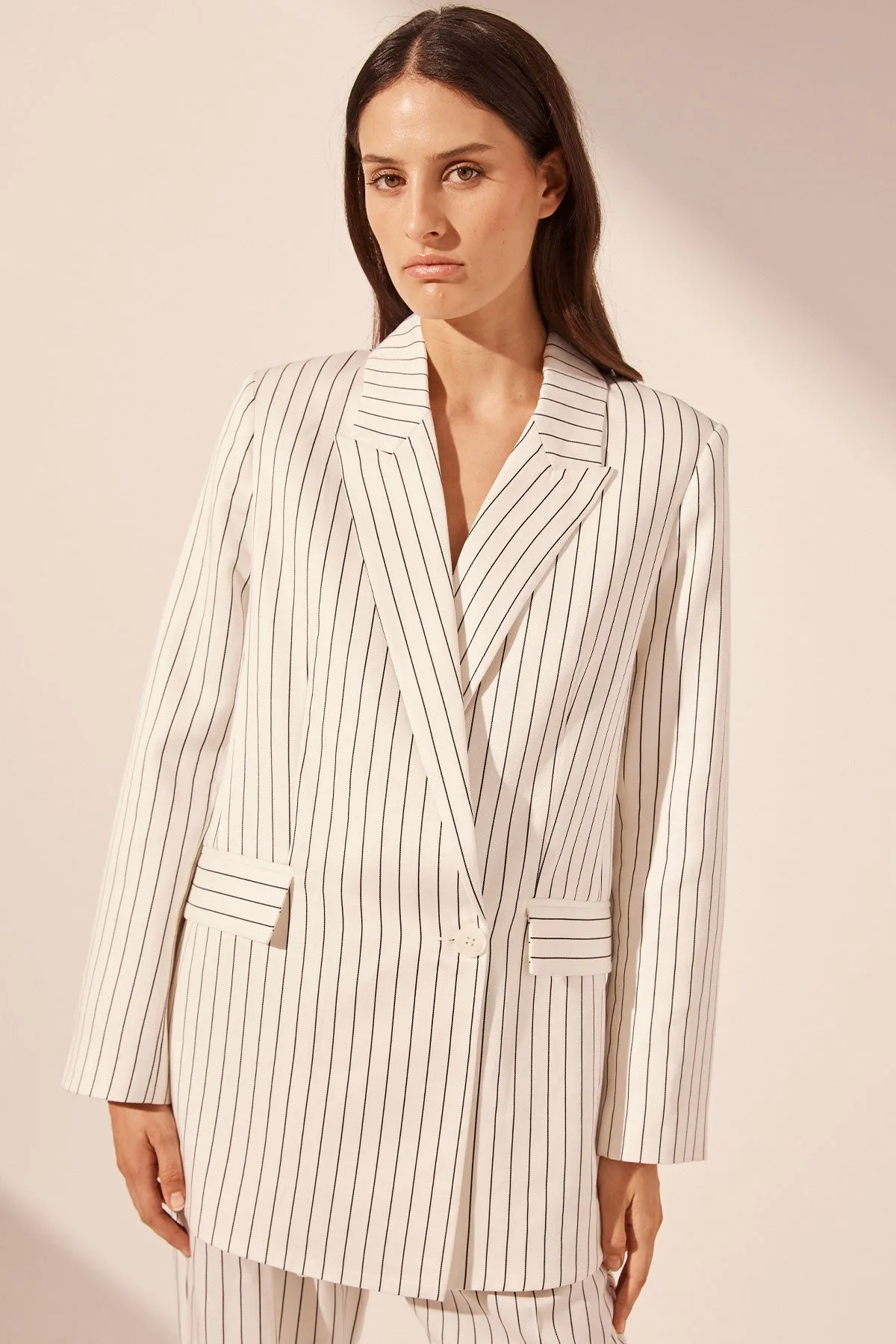 HARLEY DOUBLE BREASTED OVERSIZED BLAZER sold by Shona Joy product image thumbnail 2