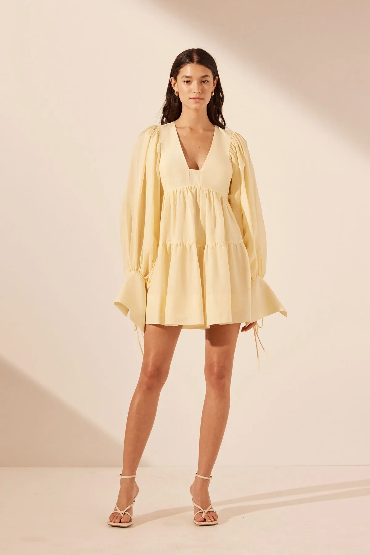 LIMON LONG SLEEVE MINI DRESS sold by Shona Joy