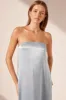 LA LUNE STRAPLESS COLUMN MAXI DRESS - POWDER BLUE sold by Shona Joy