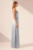 LA LUNE STRAPLESS COLUMN MAXI DRESS - POWDER BLUE sold by Shona Joy