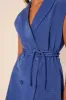 VENTO SLEEVELESS BLAZER DRESS - COBALT sold by Shona Joy