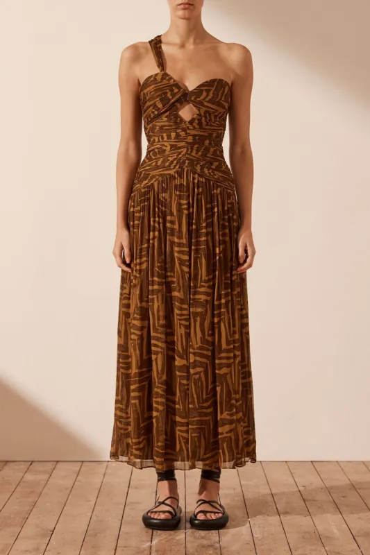 IMPALA ONE SHOULDER MIDI DRESS sold by Shona Joy