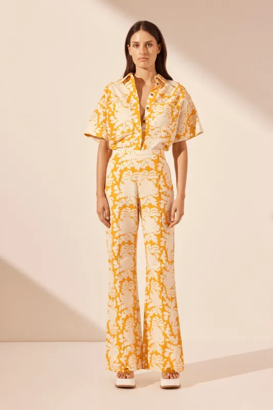 DULCE PINTUCK FLARED PANT sold by Shona Joy