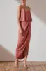LUXE COCKTAIL FRILL DRESS - ROSE sold by Shona Joy