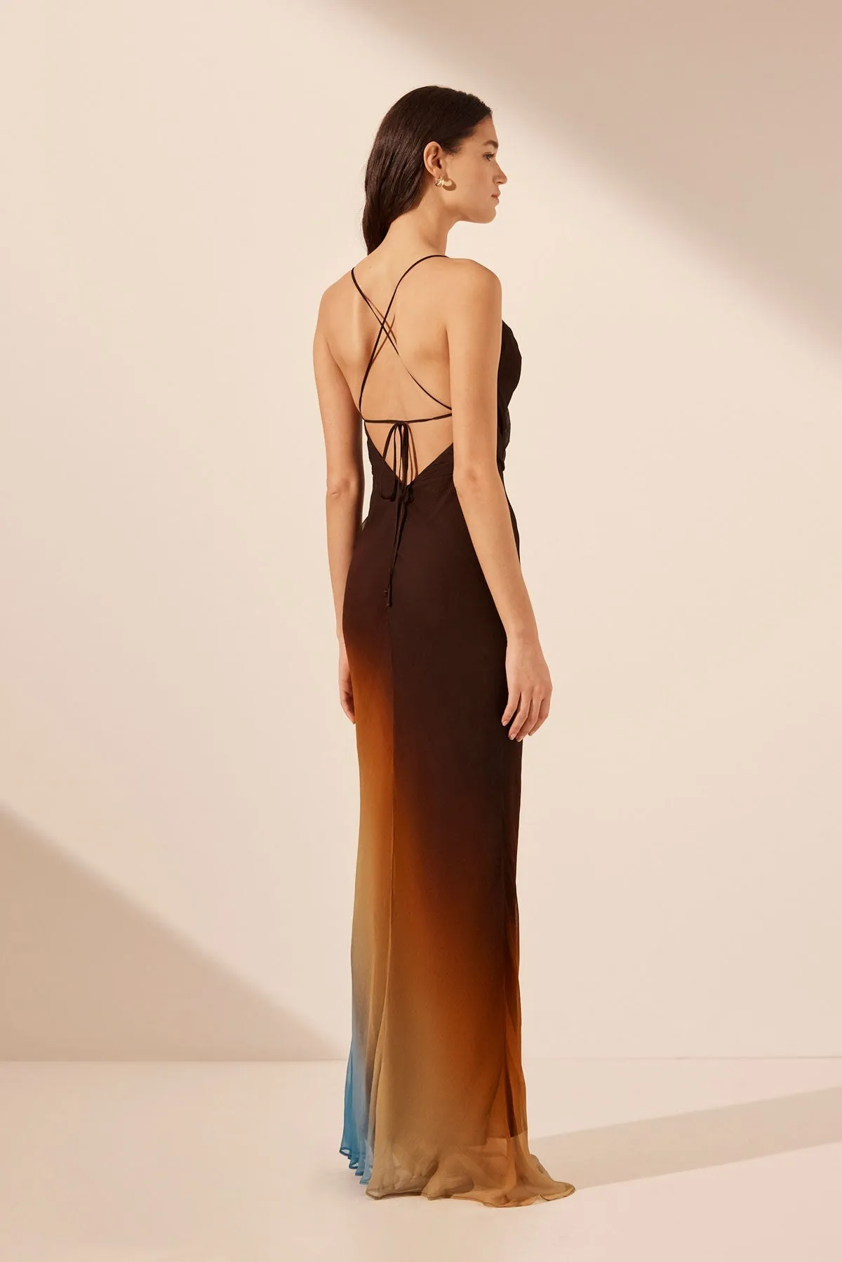 IVANA LACE BACK BIAS MAXI DRESS sold by Shona Joy product image thumbnail 5