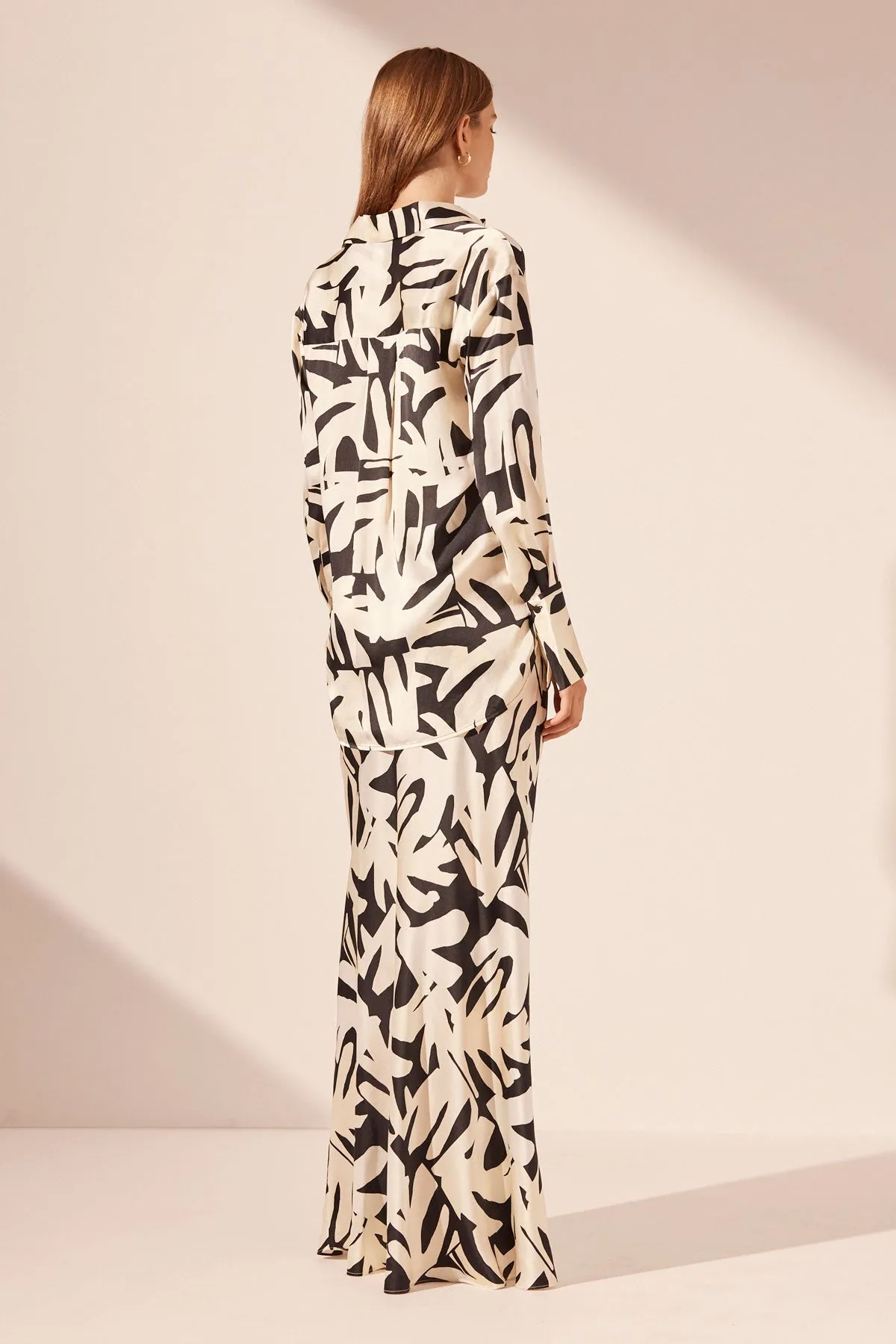 MICAH SILK RELAXED SHIRT sold by Shona Joy product image thumbnail 4