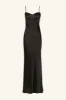 LA LUNE CORDED RUCHED MAXI DRESS - BLACK sold by Shona Joy
