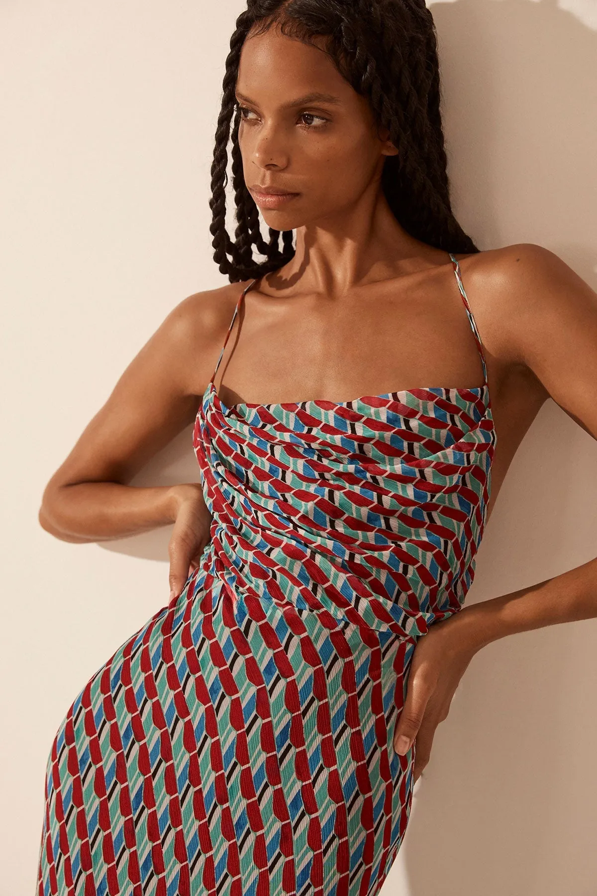 MARIBEL LACE BACK BIAS MAXI DRESS sold by Shona Joy product image thumbnail 2